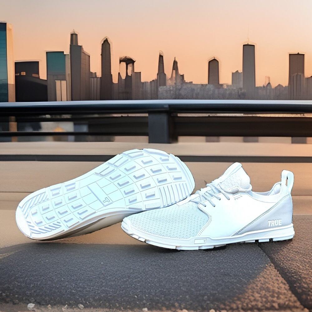 TRUE Linkswear OG Feel Men's Spikeless Golf Shoes White Size 13 NWOB Minimalist